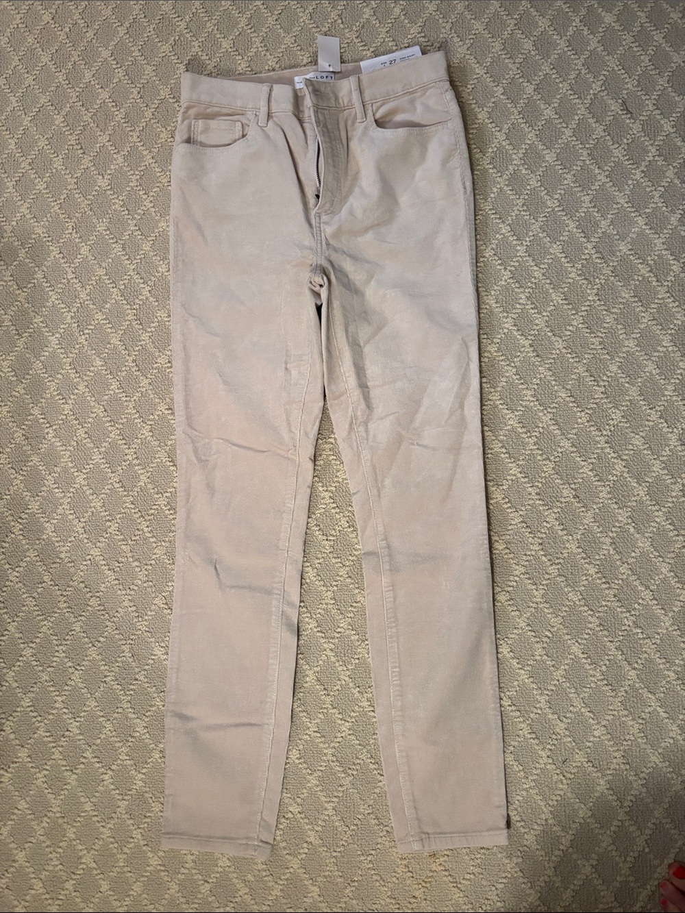 NWT LOFT High Waist Skinny Corduroy Pants